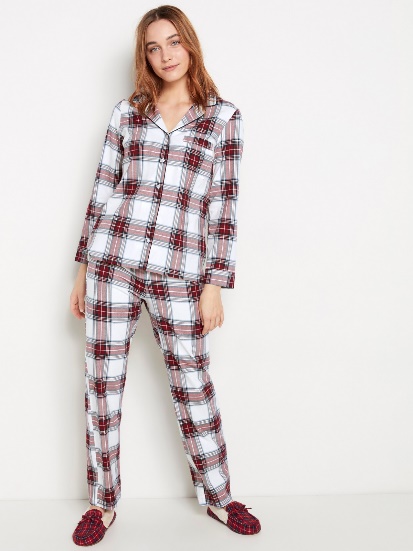 Checked pyjama set | Lindex Europe